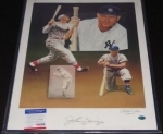Johnny Mize Autographed 16x20 Pelusso (New York Yankees)